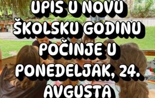 upis u novu školsku godinu